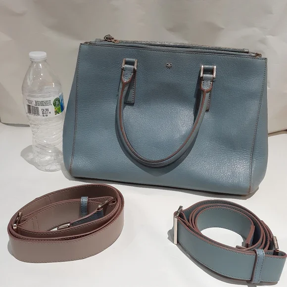 Anya Hindmarch stone blue tote - Picture 4 of 14